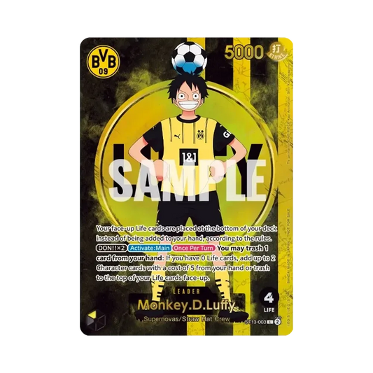 【Raw】 Monkey.D.Luffy L [ST13-003][Versione inglese](Carta promozionale "BorushiADoRutmnt x ONE PIECE MachiDay 2025