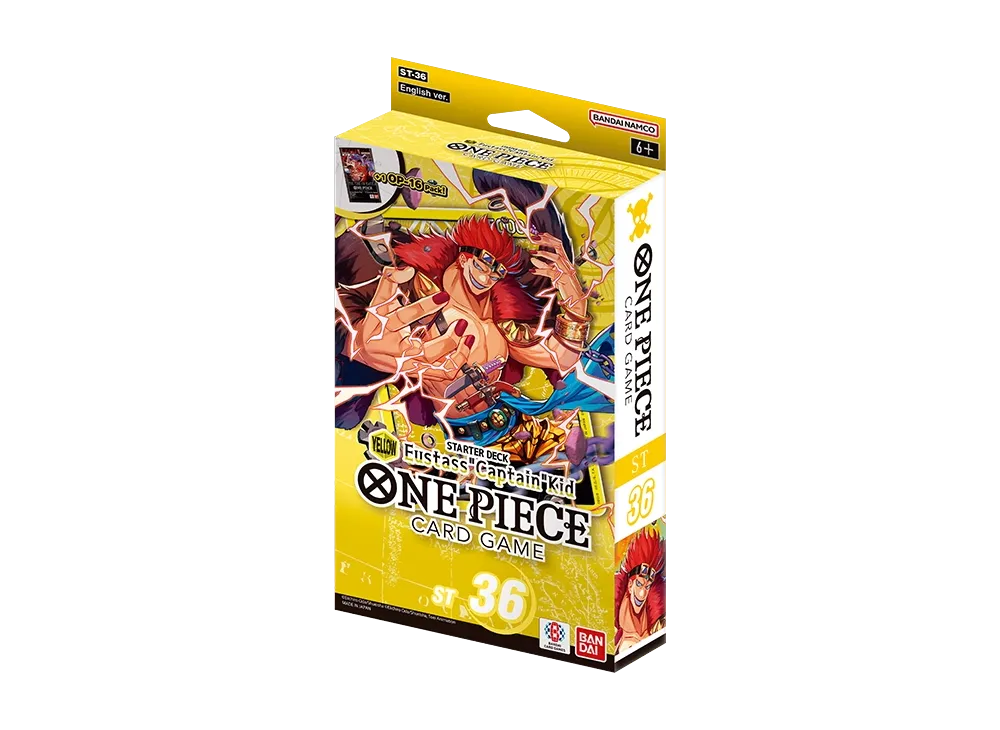 【For pricing, please contact us via Instagram DM】 ST-36 ONE PIECE Card Game Starter Deck"Yellow Eustass Kid"English Version