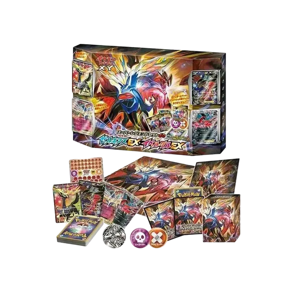 【For pricing, please contact us via Instagram DM】 Pokémon TCG: XY Super Legend Set60"XerneasEX・YveltalEX"