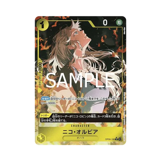 【Raw】 Nico Olvia C0P [OP09-106](Promo Card"Let's Start Campaign Promotion Pack