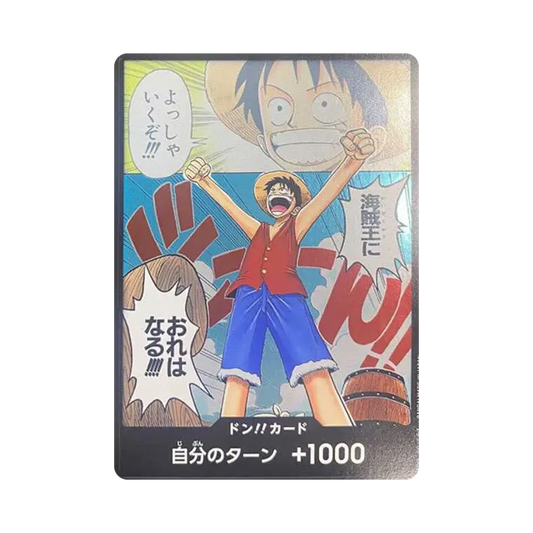 【PSA10】 DON!! Card 0 Luffy 0 (Booster Pack OP001 "ROMANCE DAWN