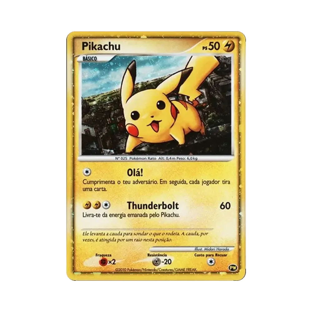 【Unbehandelt】 Pikachu Portugal [PW](Pokémon-Karte LEGEND"Pikachu World