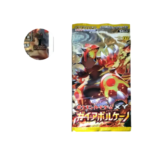 【XY50G】 Pokémon TCG: Espansione XY Gaia Volcano, 1 bustina 1ED