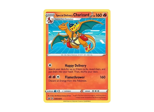 【Raw】 SpecialDeliveryCharizard P [SWSH075][English Version](Sword & Shield「2022 Pokemon Center UK SpecialPromo」)