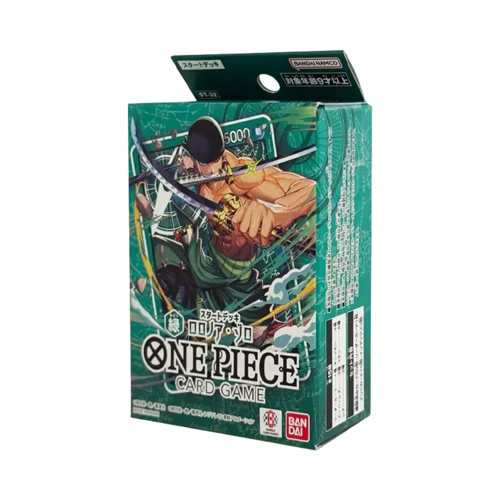【ST-32】 ONE PIECE Card Game Deck iniziale Verde Roronoa Zoro