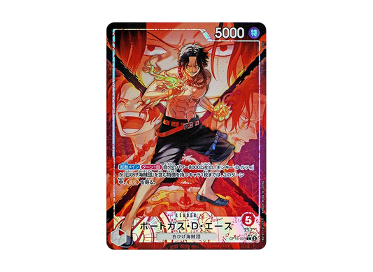 【Raw】 Portgas.D.Ace L-P [OP16-001](Booster Pack"THE TIME OF DECISIVE BATTLE