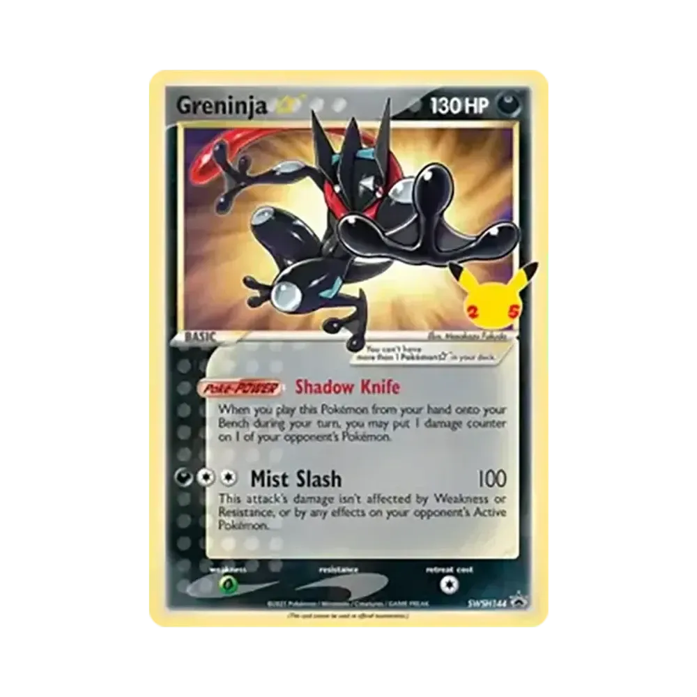 【PSA10】 Greninja P [SWSH144][Englische Version](Sword & Shield "Celebrations-Promokarte")