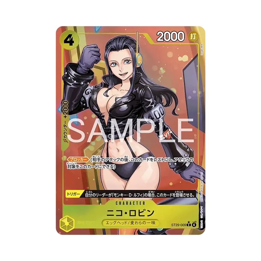 【PSA10】 Nico Robin C0P [ST29-009](Starter Deck"Egghead Bonus Pack