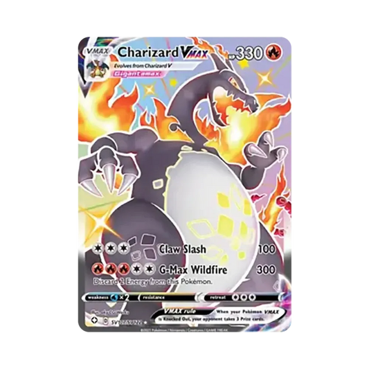 【PSA10】 Glurak VMAX SUR [SV107/SV122][Englische Version](Schwert & Schild"Schicksalsschwerter")
