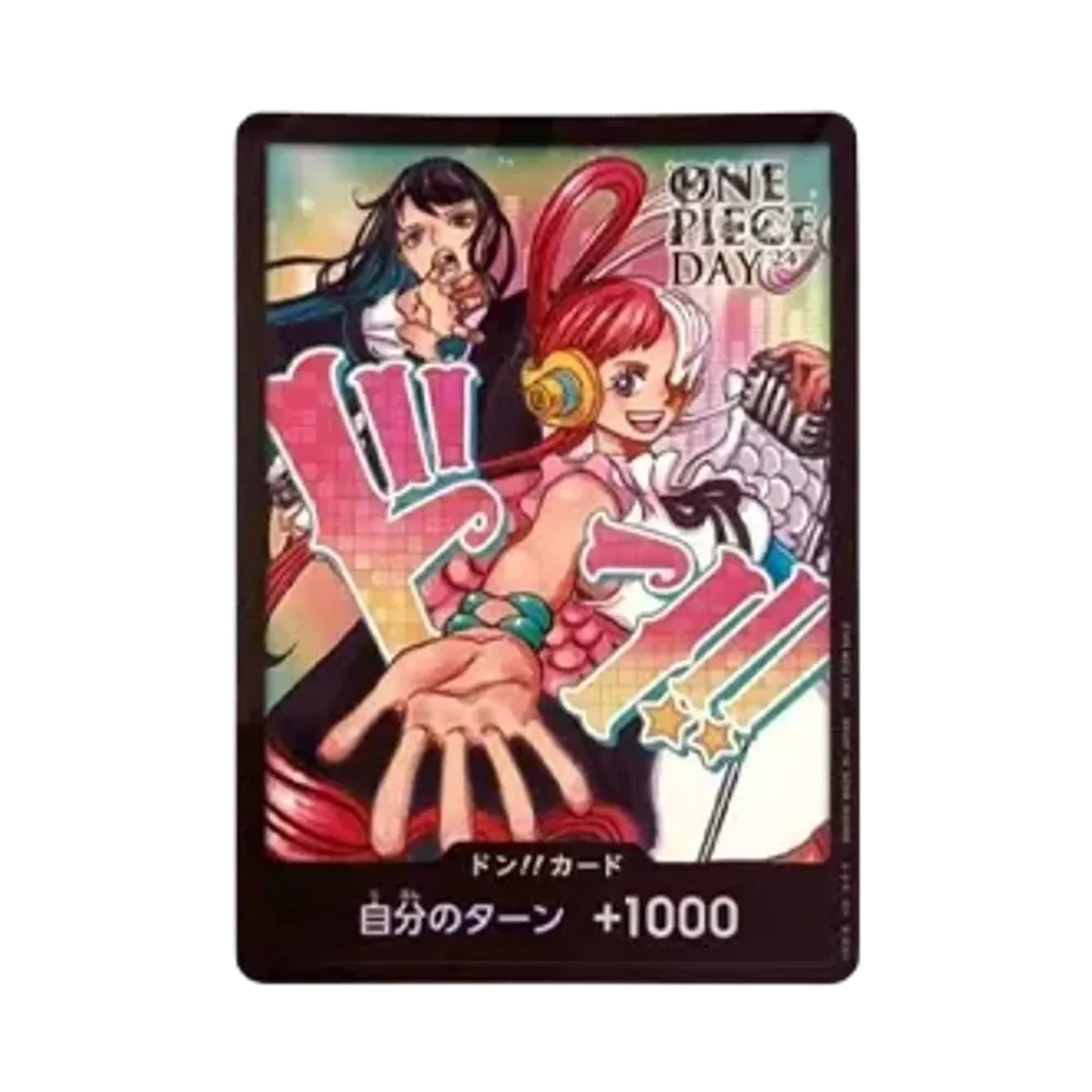 【PSA10】 DON!! Card : ADo & Uta (Carta promozionale "ONE PIECE DAY'24 Visitor Bonus