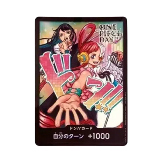 【PSA10】 DON!! Card : ADo & Uta (Promo Card"ONE PIECE DAY'24 Visitor Bonus