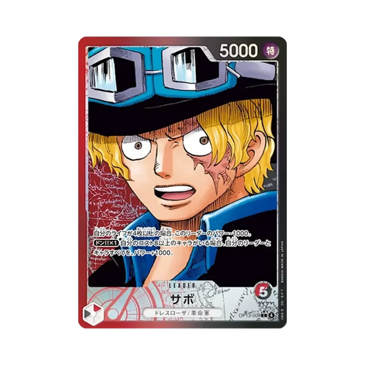 【Raw】 Sabo L0P [OP13-004](Booster Pack OP013 "PORTANDO AVANTI LA SUA VOLONTÀ