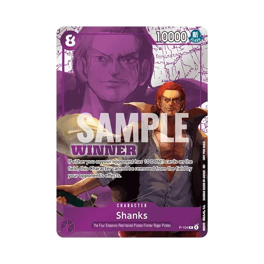 【Raw】 Shanks P [P-104][Versione inglese](Carta promozionale "Winner Pack 2026 Vol.2