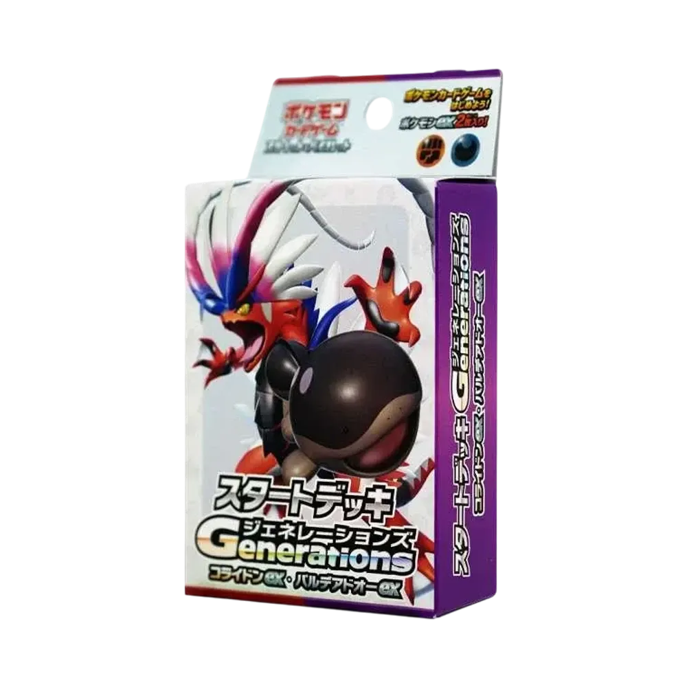 【For pricing, please contact us via Instagram DM】 SVM Pokémon TCG: Scarlet & Violet Start Deck Generations"Koraidonex・Clodsireex"