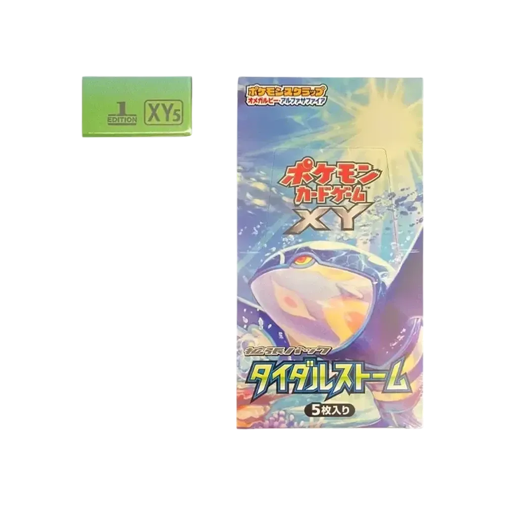 【XY50T】 Pokémon TCG: XY Erweiterungspaket Sturm der Gezeiten 1. Auflage Box