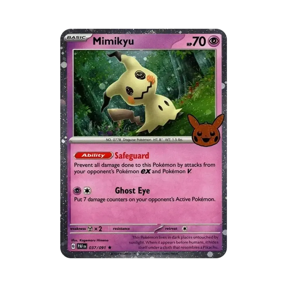 【Non Trattato】 Mimikyu R [PAF EN 037/091][Versione Inglese](Scarlatto e Violetto"Trick or Trade 2024
