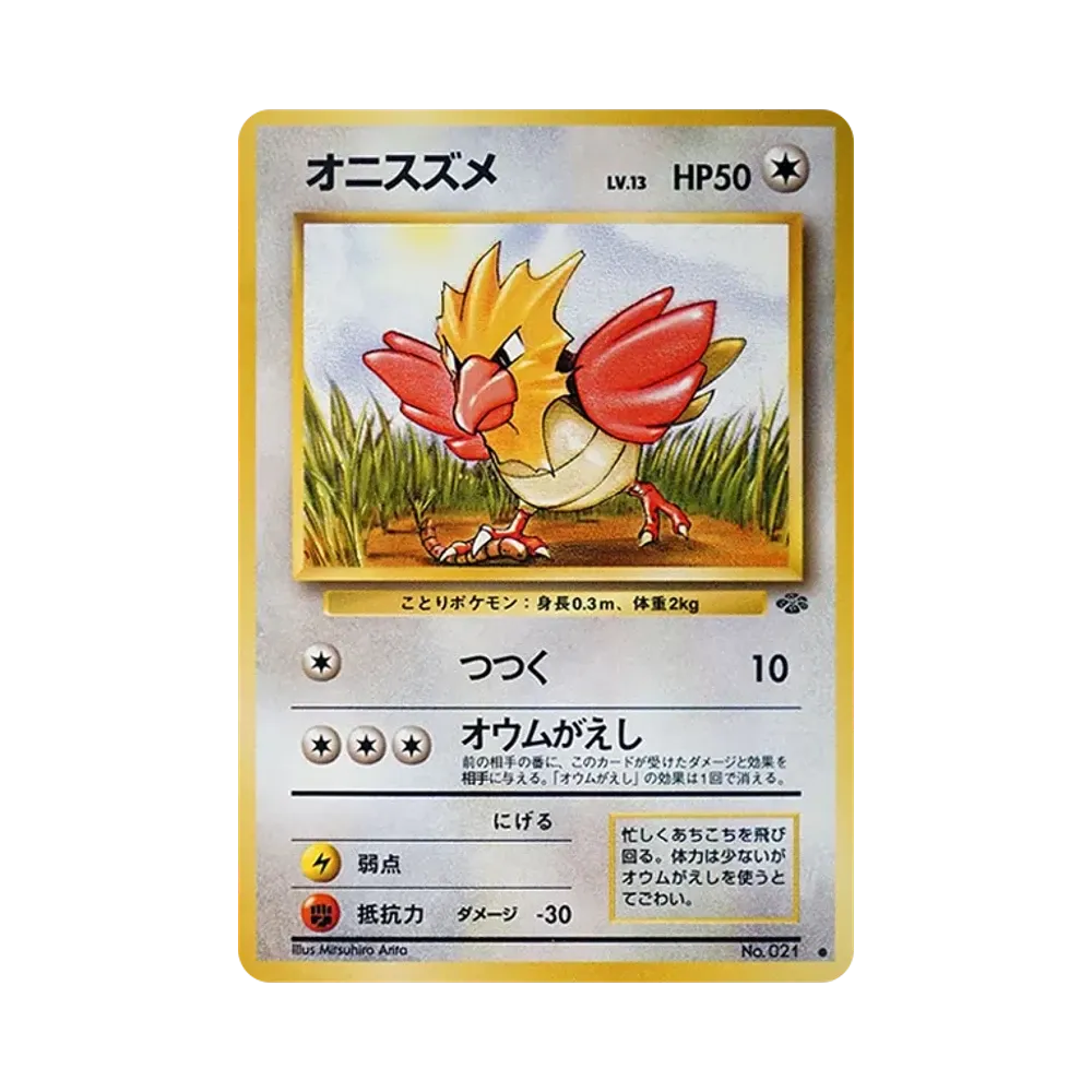【PSA10】 Spearow : Old Back [PMCG2 No.021](Expansion Pack"Pokemon Jungle")