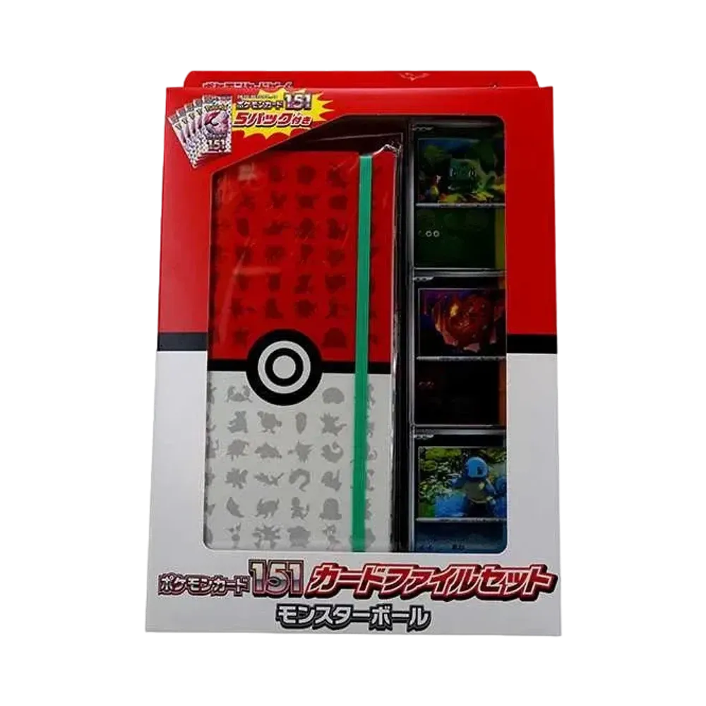 【For pricing, please contact us via Instagram DM】 SV2a Pokémon TCG Scarlet & Violet Pokémon Card 151 Card File Set Poké Ball