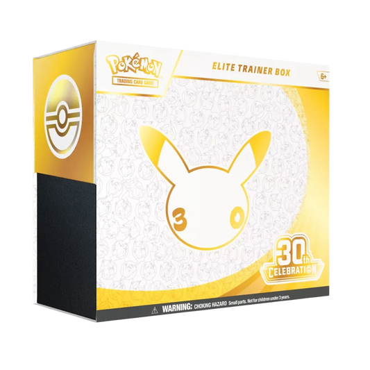【30C0PEB0PC】 Pokémon TCG: Mega-Entwicklung (Englische Version) Top-Trainer-Box 30. JAHRESTAG