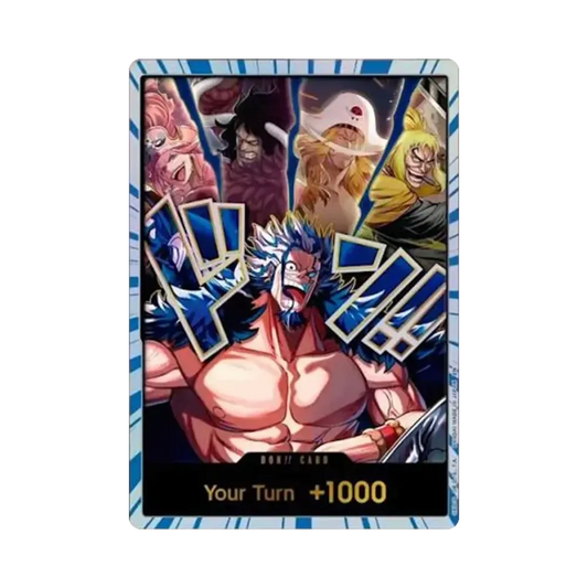【Raw】 DON!!‼Card :Gold Stamp (Rocks Pirates)(Booster Pack OP017 "THE WORLD'S STRONGEST WARRIORS