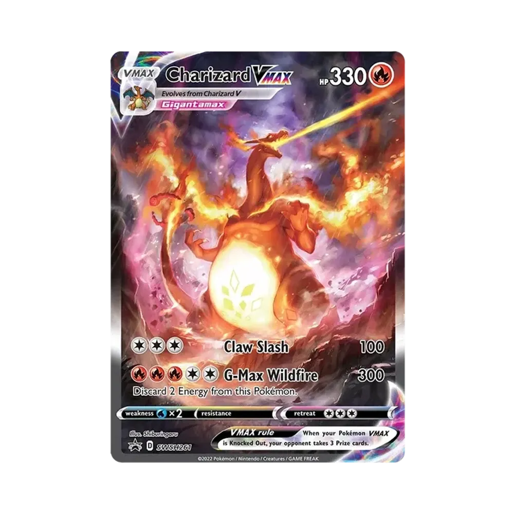 【PSA10】 Charizard VMAX P [SWSH261][Versione inglese](Sword & Shield"Carta promozionale")