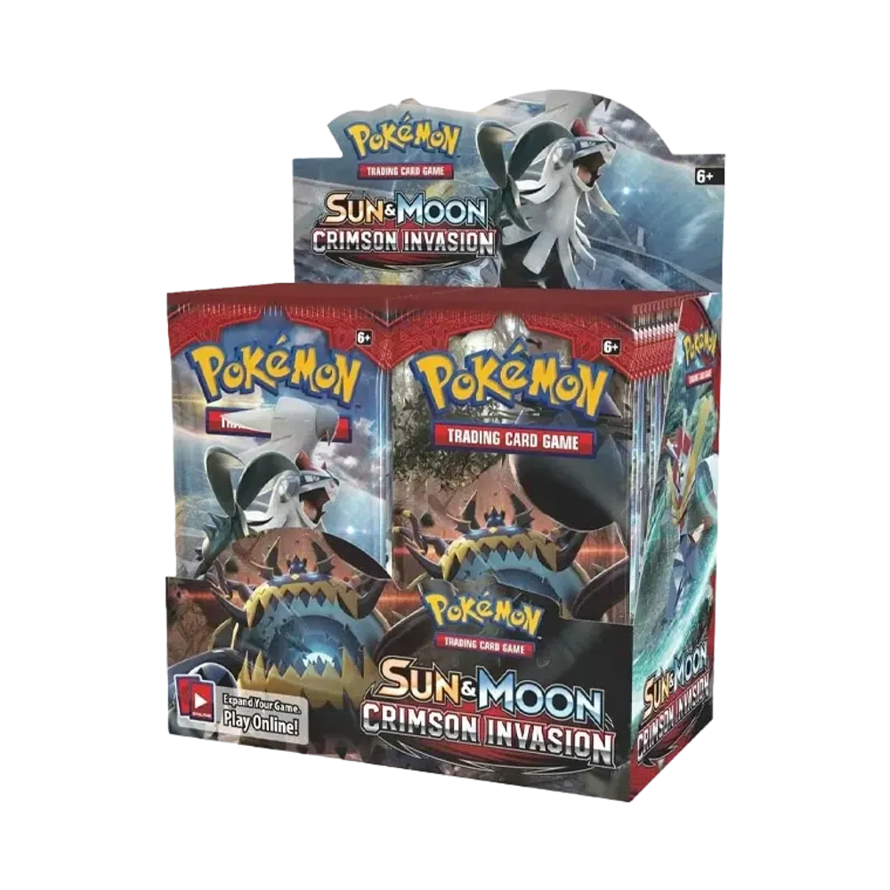 【For pricing, please contact us via Instagram DM】 CRI Pokémon TCG (English Version) Sun & Moon Crimson Invasion Booster Display Box