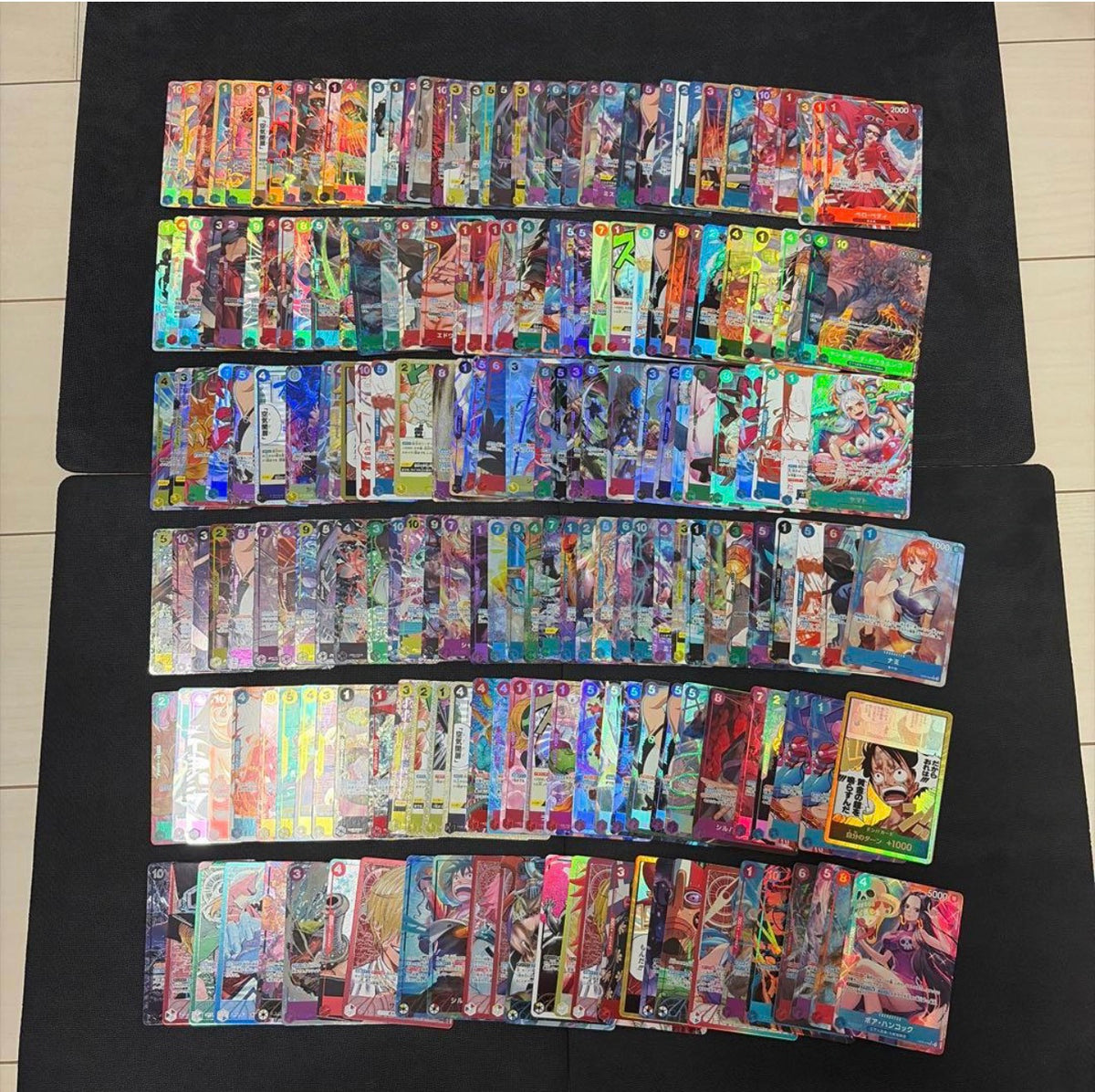 One Piece Parallel Cards Only – 100 Cards Bulk Lot