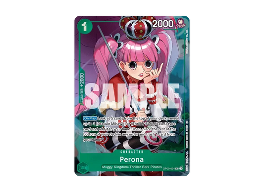 【Raw】 Perona R [OP09-034][English Version]("Illustration Box Vol.4)