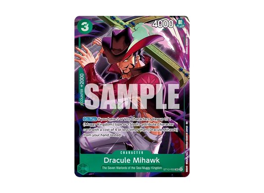 【PSA10】 Dracule Mihawk SR [ST12-003] English Version ("Illustration Box Vol.4