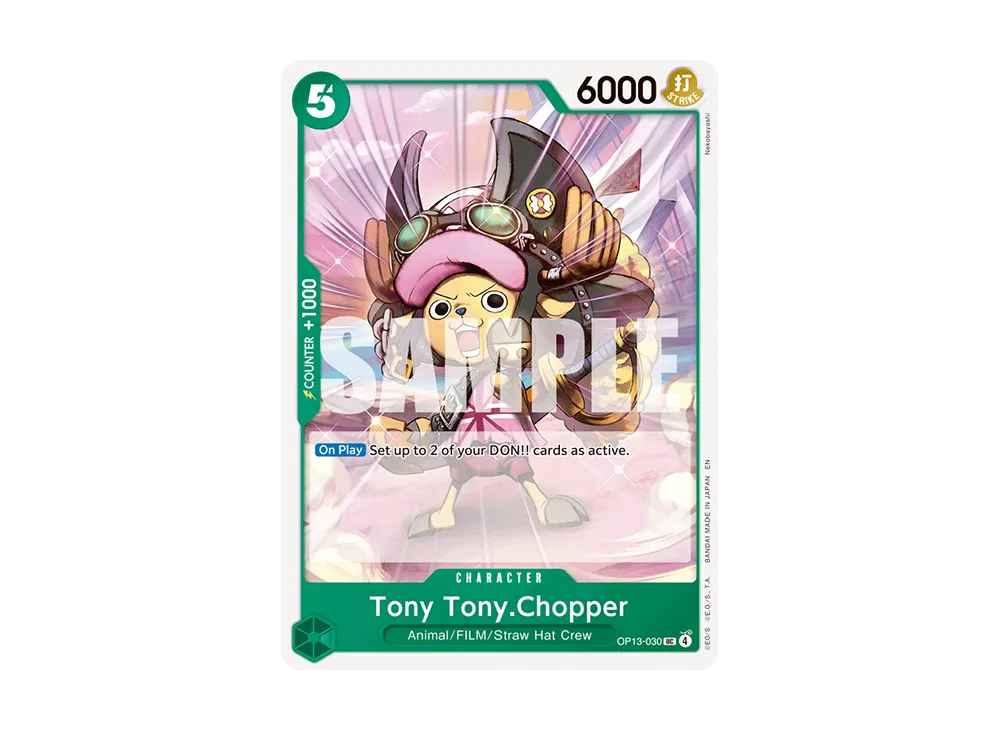 【Raw】 Tony Tony.Chopper UC [OP13-030][English Version](Booster Pack"CARRYING ON HIS WILL