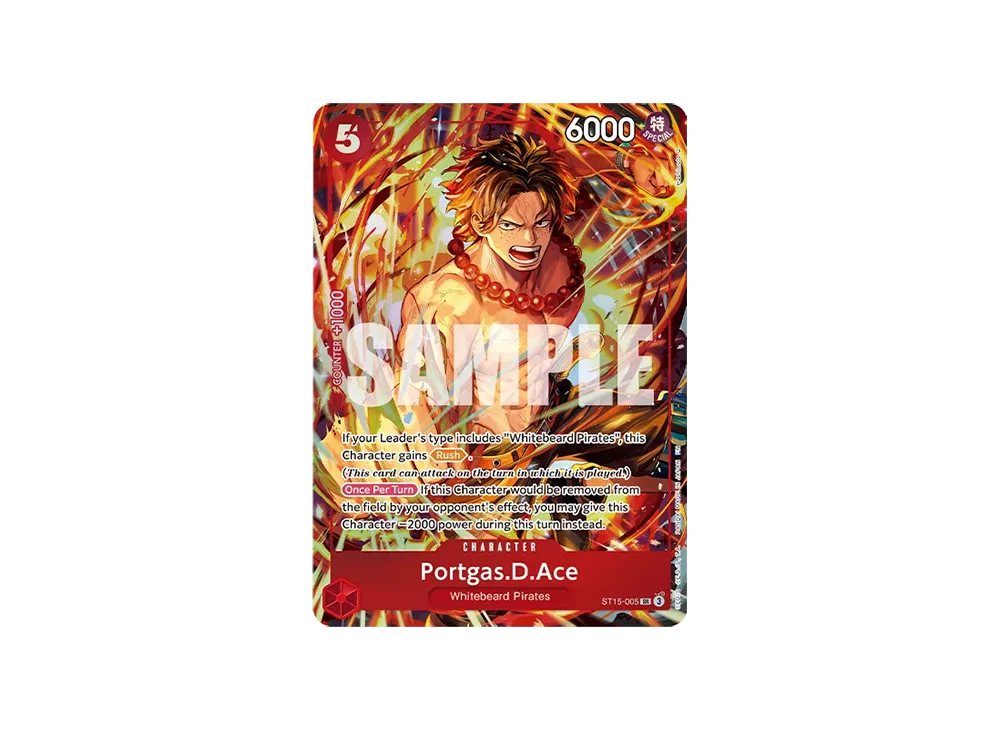【PSA10】 Portgas.D.Ace SR [ST15-005][English Version]("Illustration Box Vol.5