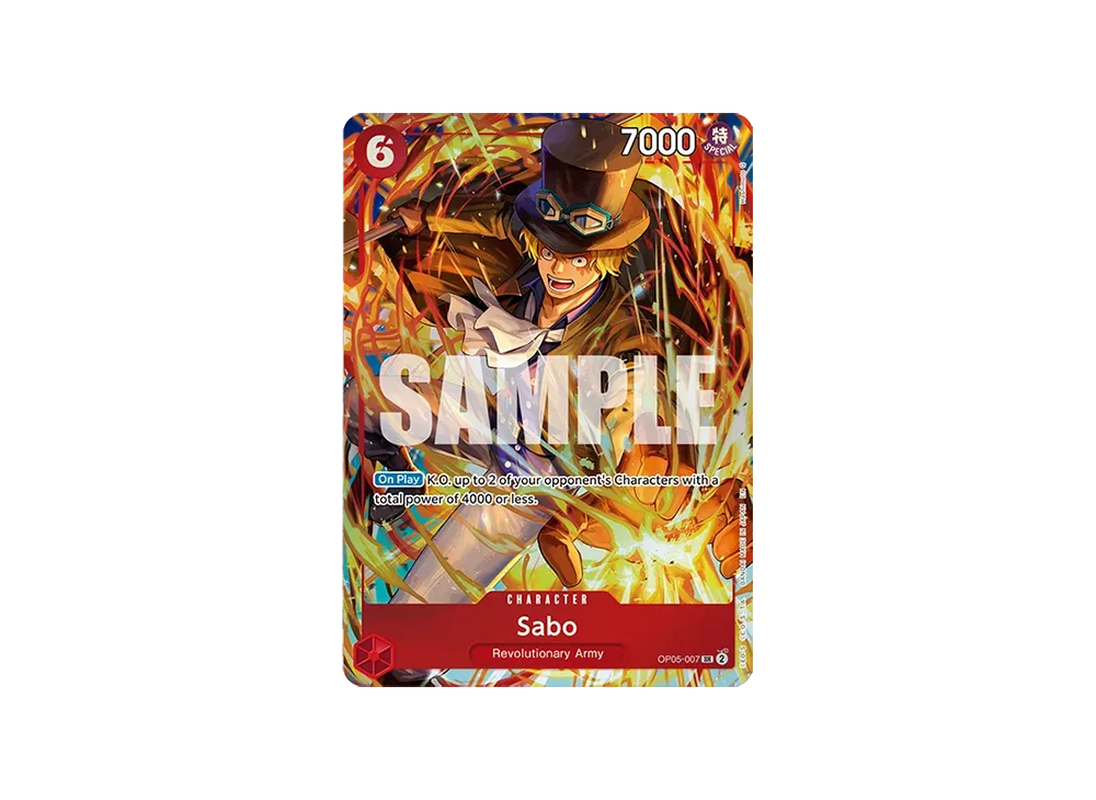【PSA10】 Sabo SR [OP05-007] English Version ("Illustration Box Vol.5")