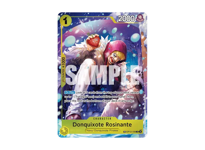 【PSA10】 Donquixote Rocinante R0TR [OP120108] (English Version) (Booster Pack "Seven Heroes of the Azure Sea")