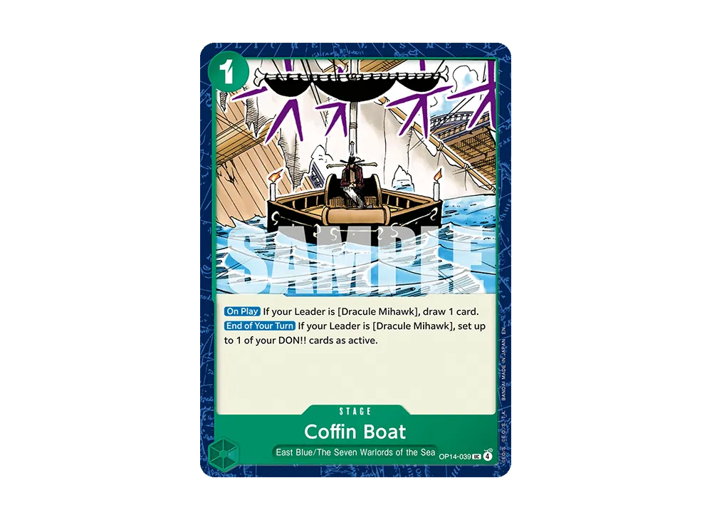 【Raw】 UC [OP14-039][English Version](Booster Pack"THE AZURE SEA'S SEVEN