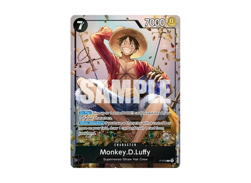 【PSA10】 Monkey D. Luffy P [P0075] [English Version] ("Tin Pack Set Vol. 2")