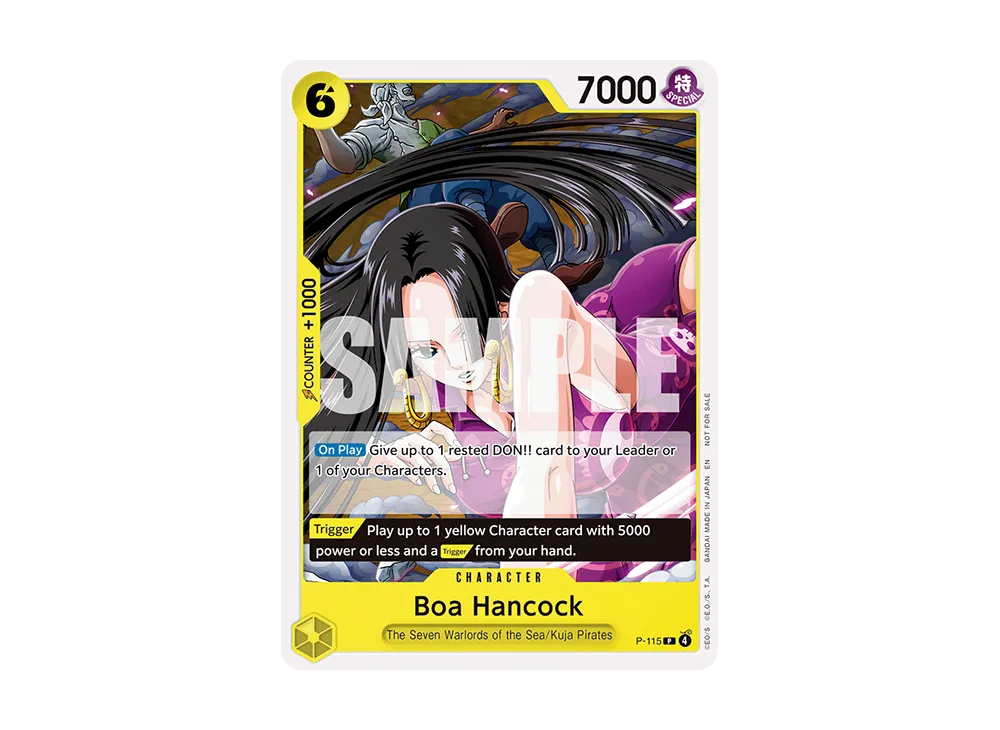 【Raw】 Boa Hancock P :Participation Prize [P-115][English Version](Promotion Card"OP15-EB04 ReleaseEvent