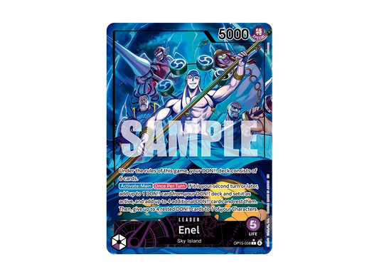 【Raw】 Enel L-P [OP15-058][English Version](Booster Pack "ADVENTURE ON KAMI’S ISLAND