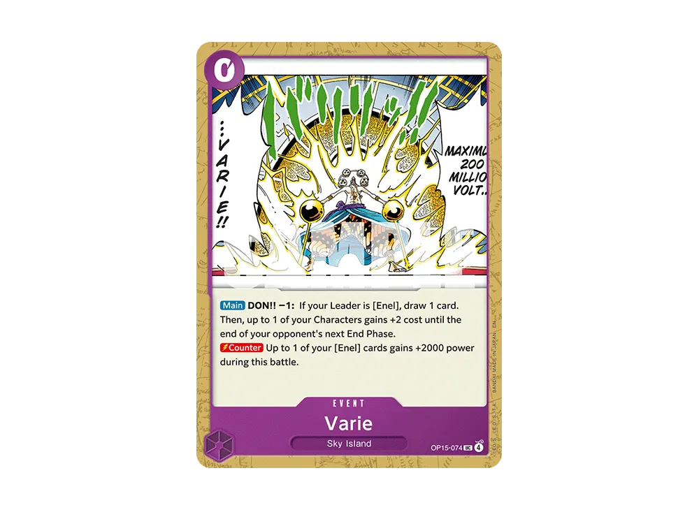 【Raw】 UC [OP15-074][English Version](Booster Pack"ADVENTURE ON THE ISLAND OF GOD