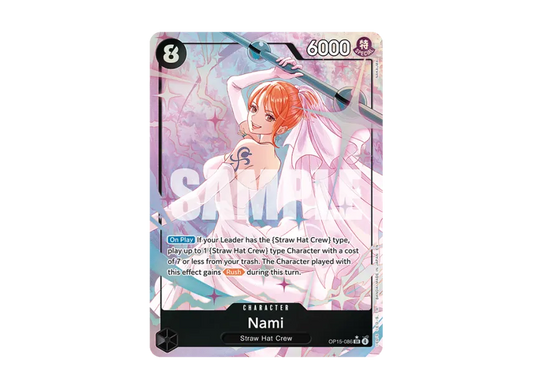 【PSA10】 Nami SR0P [OP150086] (English Version) (Booster Pack "Adventure on the Island of the Gods")