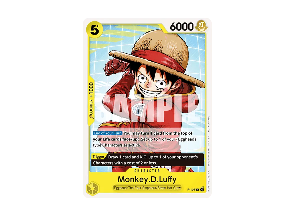 【Raw】 Monkey.D.Luffy P [P-106][English Version](Promotion Card"TournamentPack 2026 Vol.2