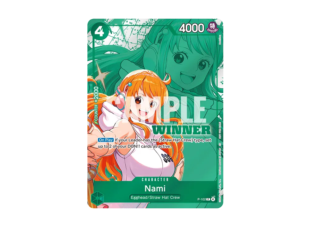 【Raw】 Nami P [P-102][English Version](Promotion Card"WinnerPack 2026 Vol.2