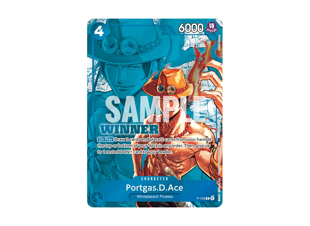 【Raw】 Portgas.D.Ace P [P-103][English Version](Promotion Card"WinnerPack 2026 Vol.2