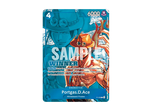 【Raw】 Portgas.D.Ace P [P-103][English Version](Promotion CardWinner Pack 2026 Vol.2)