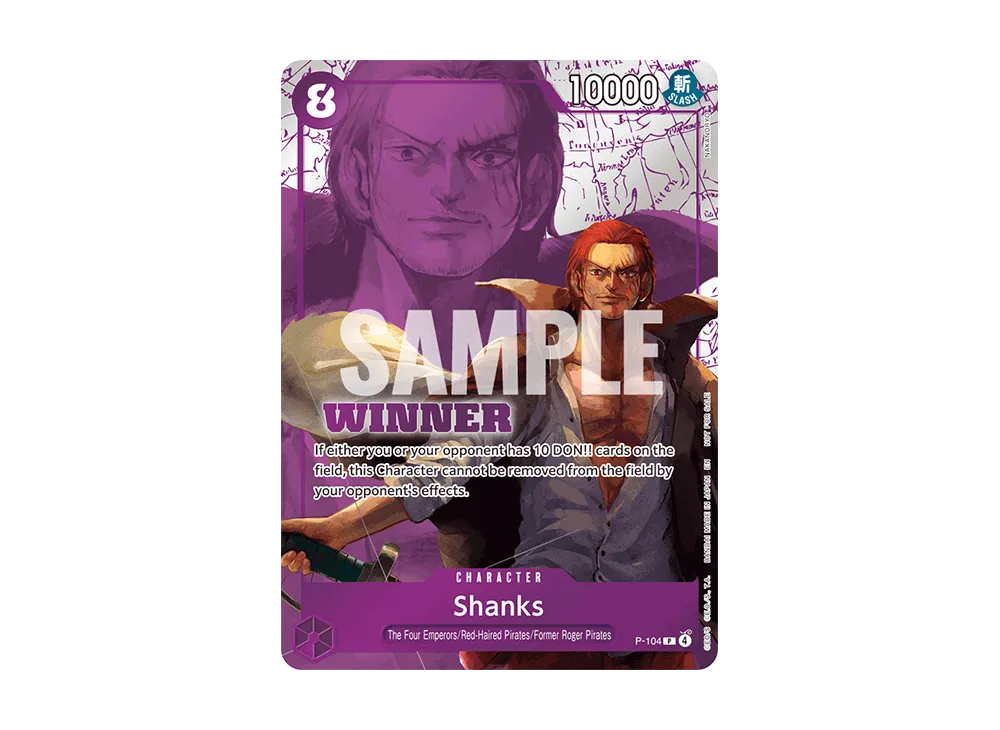 【Raw】 Shanks P [P-104][English Version](Promotion Card "Winner Pack 2026 Vol.2