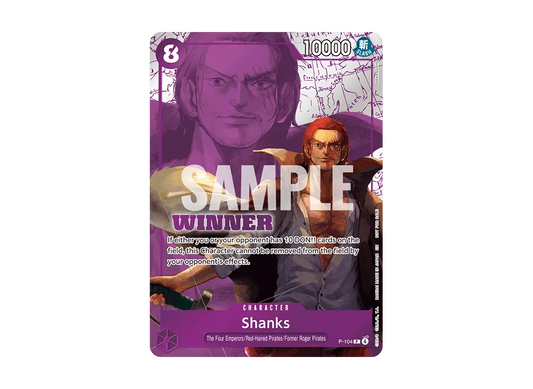 【Raw】 Shanks P [P-104][English Version](Promotion Card "Winner Pack 2026 Vol.2