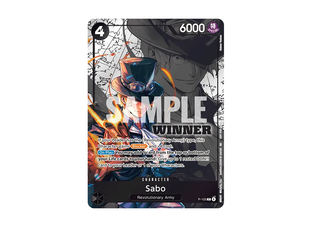 【Raw】 Sabo P [P-105][English Version](Promotion Card"WinnerPack 2026 Vol.2