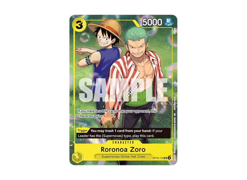 【PSA10】 Roronoa Zoro UC: Participation Prize [OP100113] [English Version] (Promotional Card "GameStop Set Sale Event")