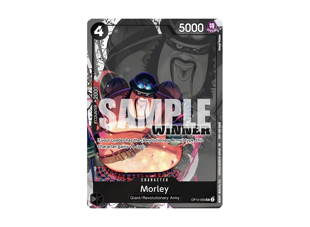 【Raw】 Morley UC [OP12-093][English Version](Promotion Card"WinnerPack 2026 Vol.1