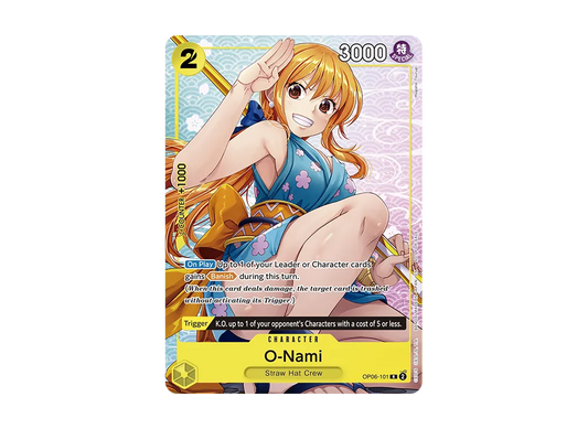 【Raw】 O-Nami R [OP06-101][English Version](Promotion Card"WelcomePack Vol. 2