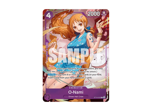 【Raw】 O-Nami C [ST18-002][English Version](Promotion Card "ONE PIECE HeroinesCampaign DashiyuPack)